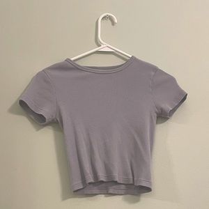 Lavender Crop Top